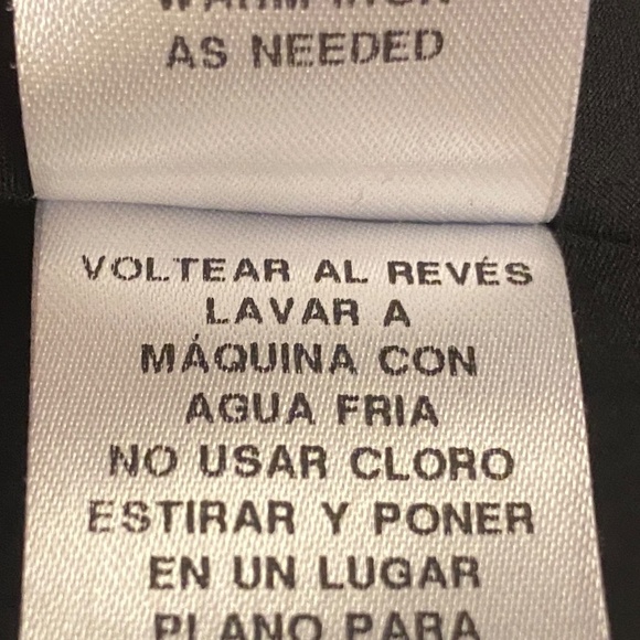 Black Satin Calvin Klein Lined Slip Dress (Machine Washable!) - Picture 5 of 5